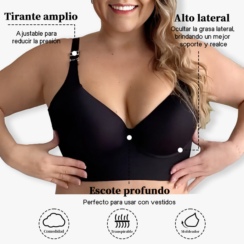 ComfortBra™ | PACK X2 (NEGRO Y BEIGE) 🎁 Levanta Busto, Elimina Rollitos y Corrige Postura