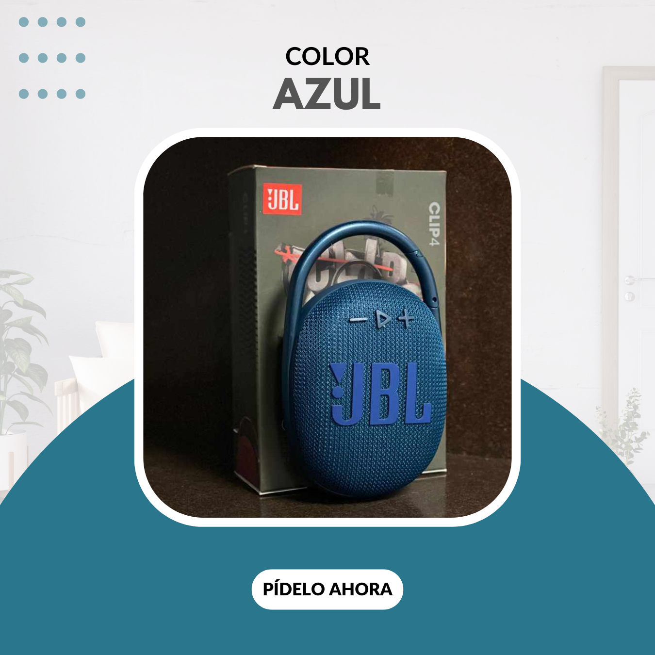 JBL Clip 4 | A PRUEBA DE POLVO Y AGUA 💦