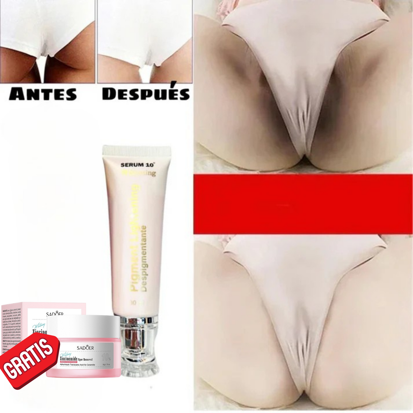 Pigment Lightening™ | Serum Despigmentante + Antimanchas Zona Intima, Codos Y Rodillas 🎁