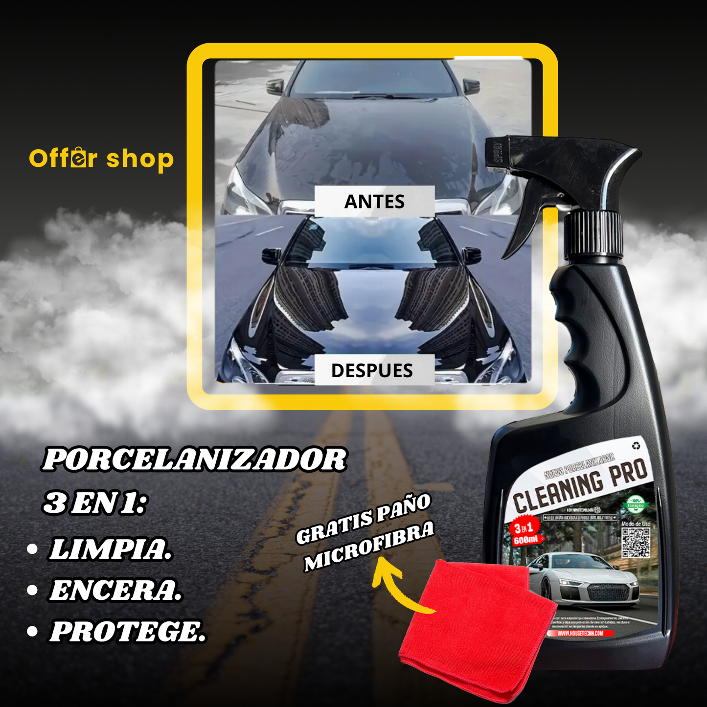 Cleaning Pro | Porcelanizadora NanoTech - Para Exterior E Interior.