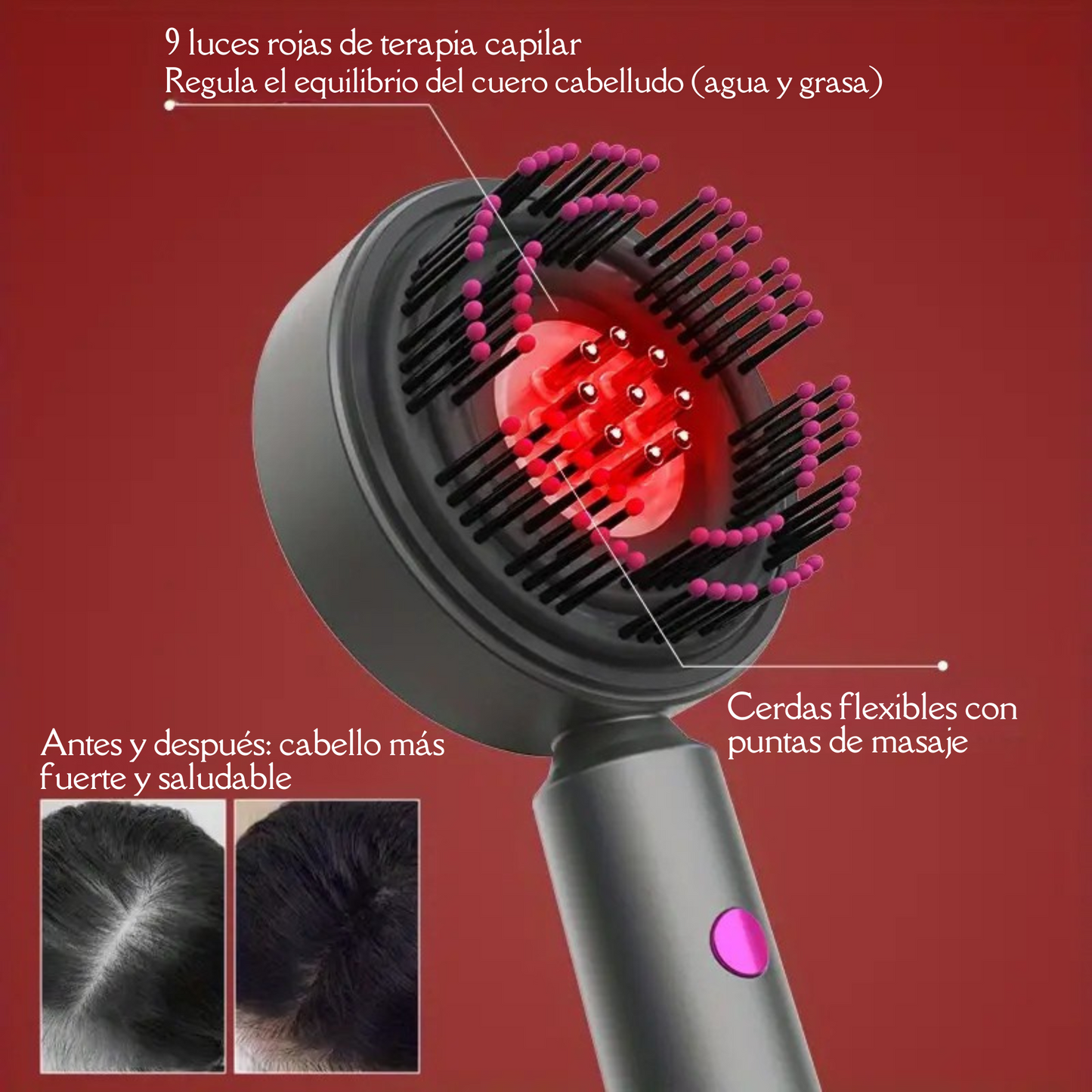 LuxeGrow™ | Despierta el crecimiento y embellece cada hebra.