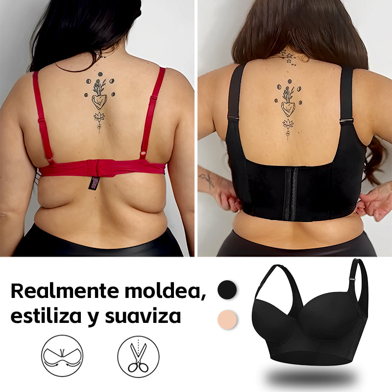 ComfortBra™ | PACK X2 (NEGRO Y BEIGE) 🎁 Levanta Busto, Elimina Rollitos y Corrige Postura