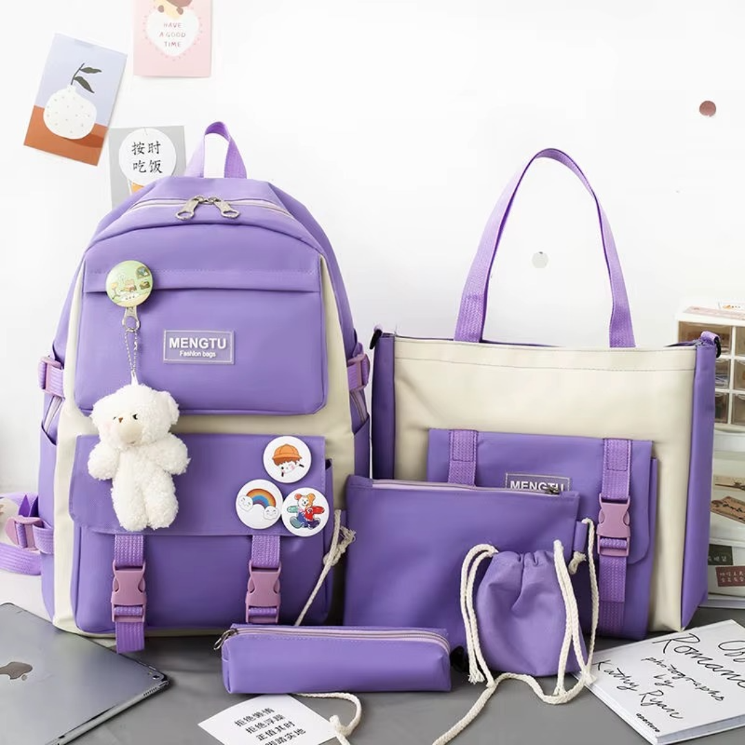 Kit Bolsos Kawaii® | 5 Piezas para Llevarlo Todo