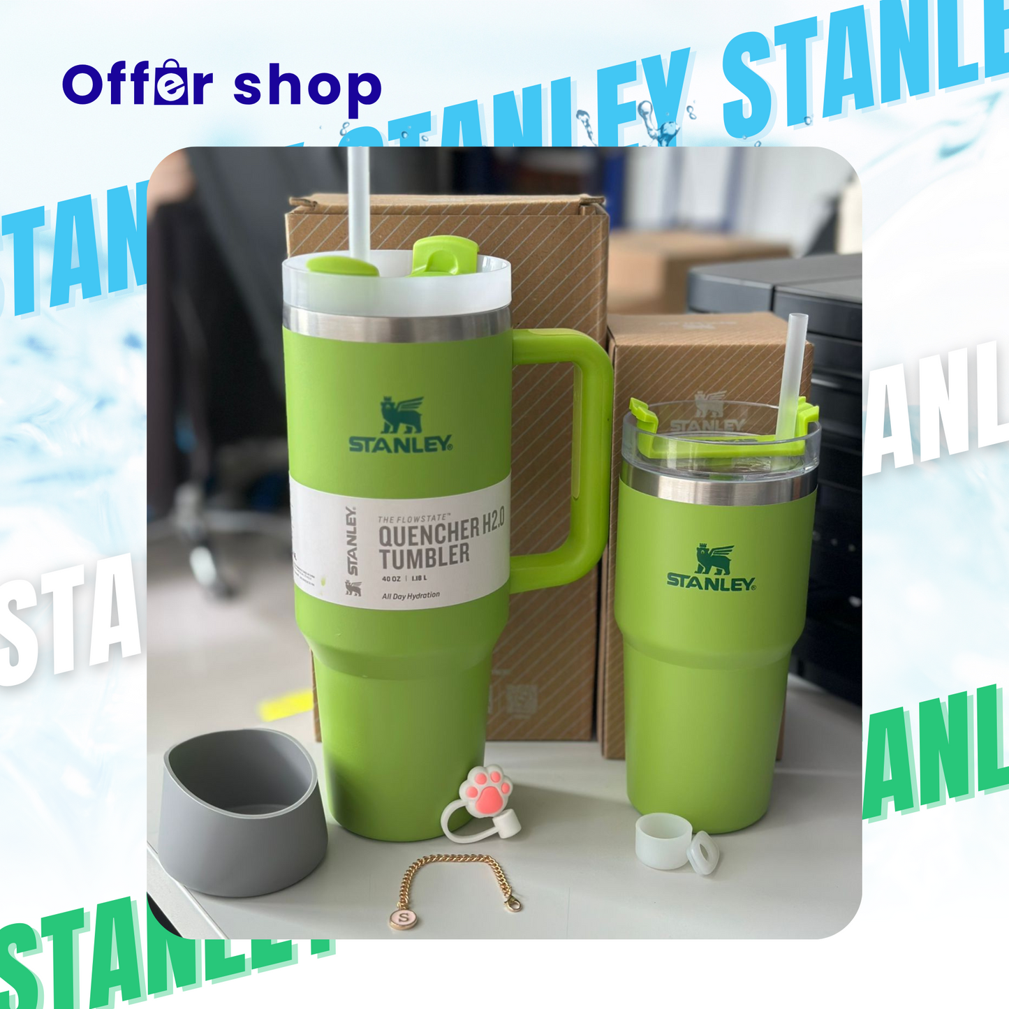 Combo Exclusivo | Termo 40 oz + Termo 20 oz + Accesorios incluidos