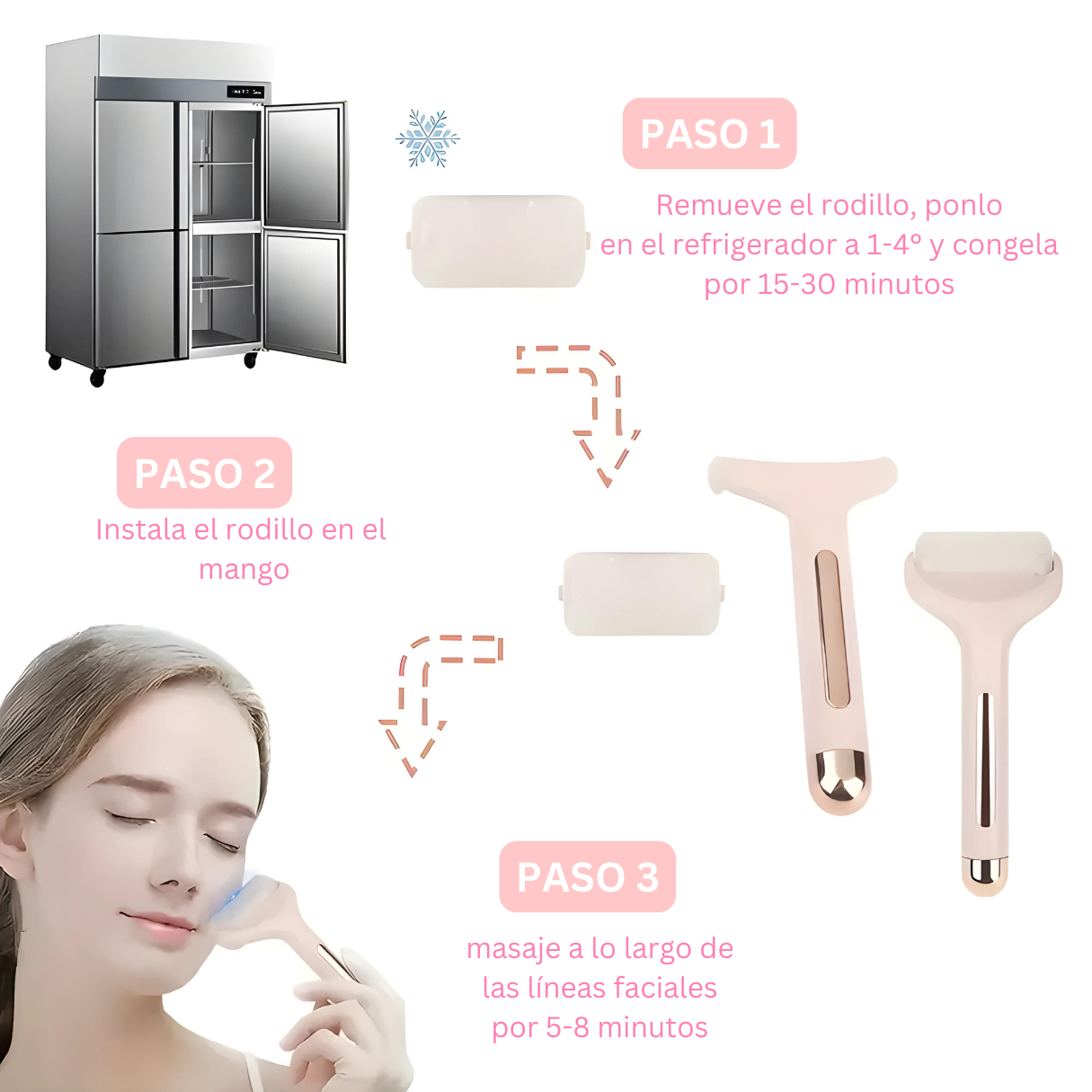 ICE FACIAL ROLLER® | Rodillo Facial Relajante
