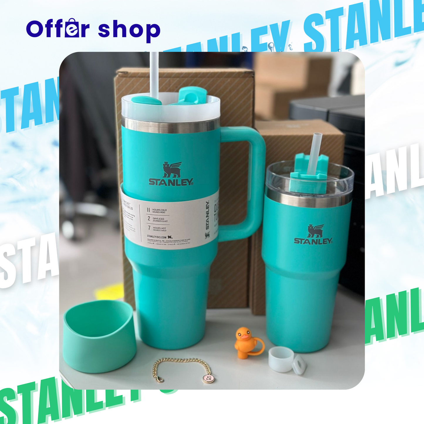 Combo Exclusivo | Termo 40 oz + Termo 20 oz + Accesorios incluidos