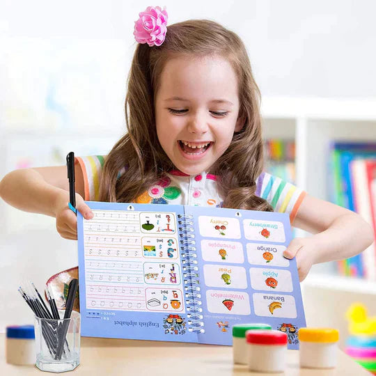 Montessori | KIT DE 8 LIBROS DE APRENDIZAJE CON TINTA MÁGICA