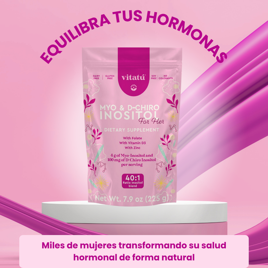 Myo & D-Chiro Inositol® | Para SOP, Ciclos Regulares y Fertilidad Natural