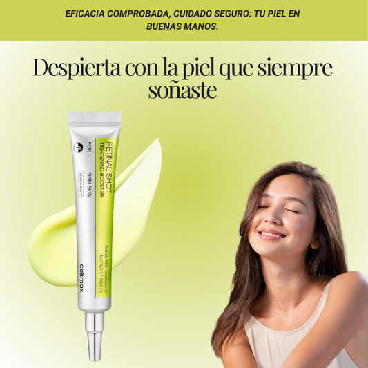Retinal Shot® | Con 0,1% Retinal y Péptidos para una Piel Más Firme, Uniforme y Radiante