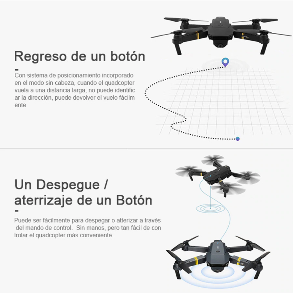 DRONFLY™ | DOBLE CAMARA 4K + ENVÍO GRATIS 🎁