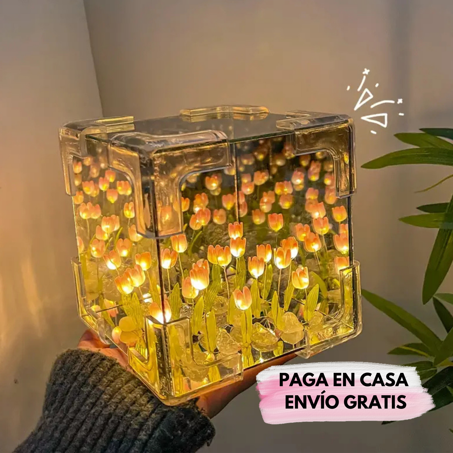 TuliLamp™ | Lampara Espejo De Tulipanes Infinitos 💗