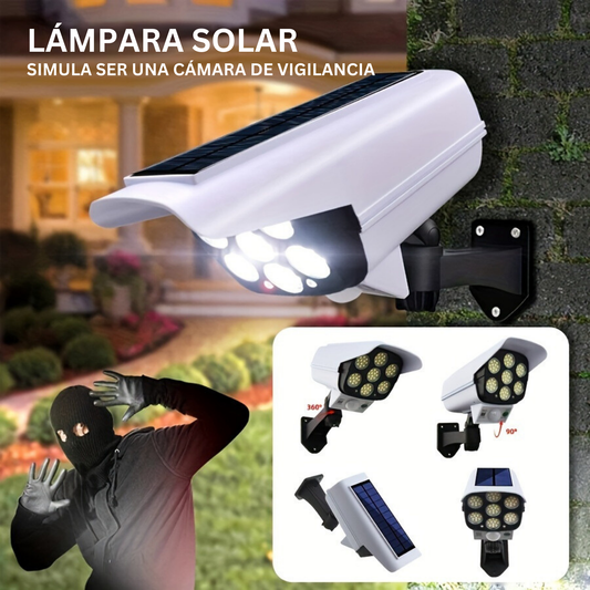 CamSolar™ | LUZ  LED SOLAR TIPO CAMARA PARA EXTERIOR O INTERIOR