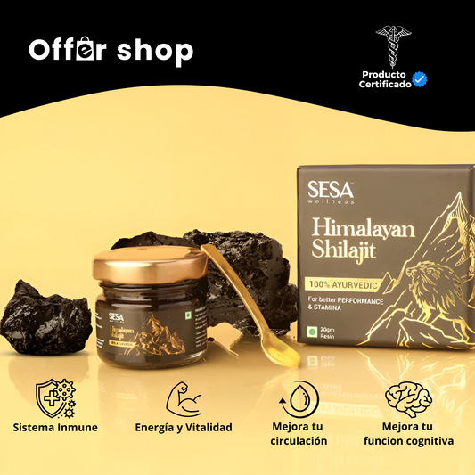 Shilajit Pura Del Himalaya | +87 Minerales vitales