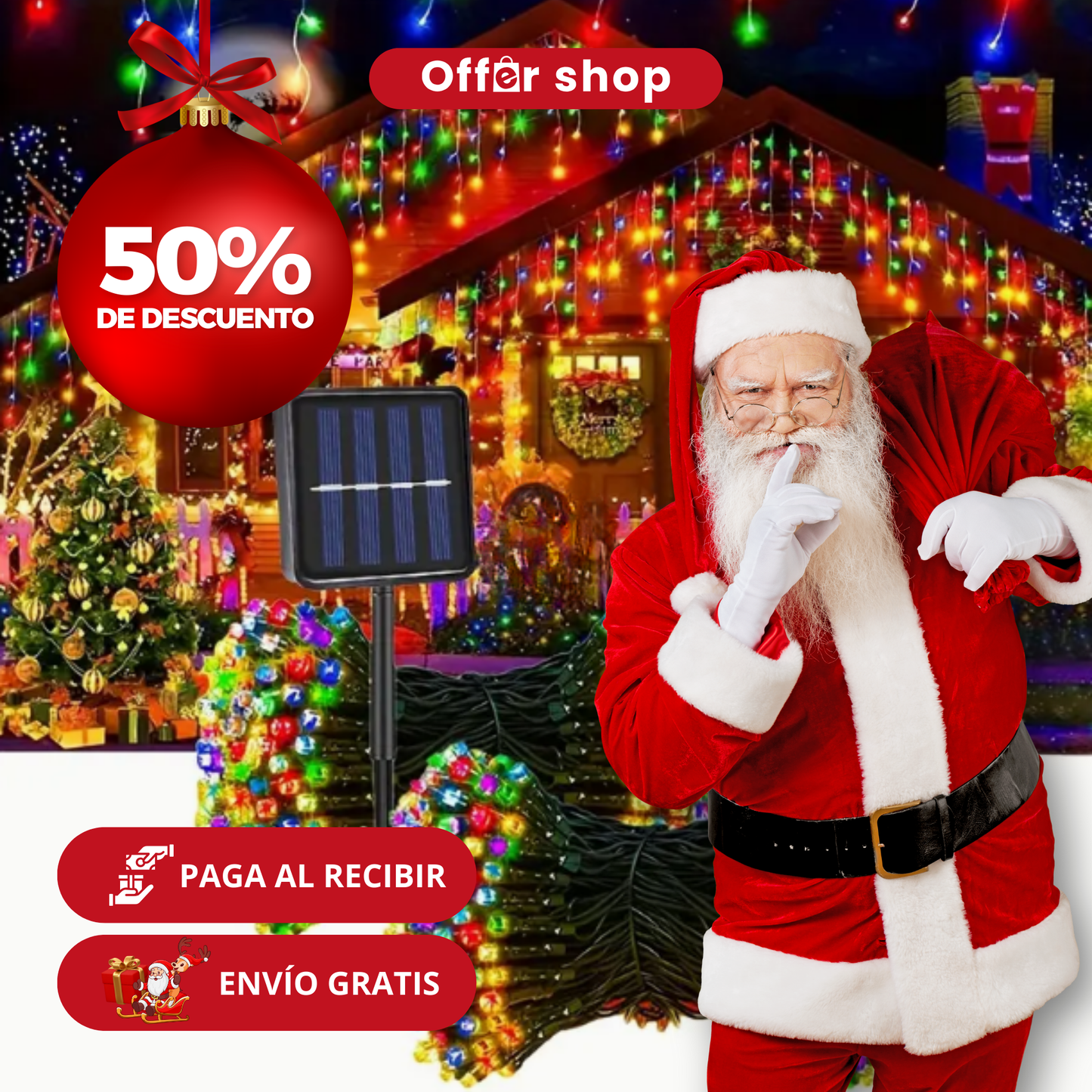 EcoLed Solar | Ahorra 100% En Tus Facturas De Luz 🎄🎅