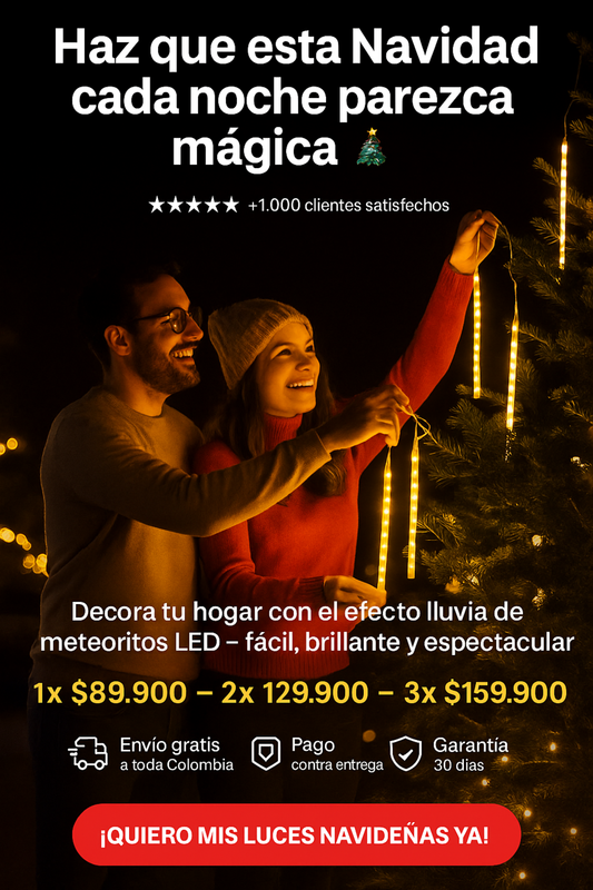 Luces Meteorito Led Navideñas