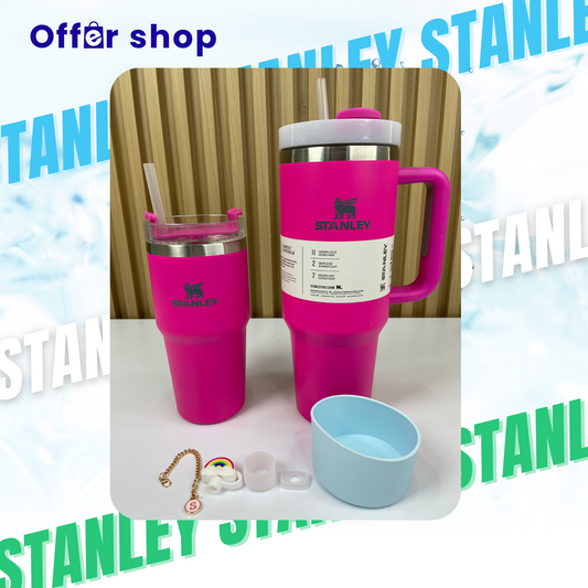 Combo Stanley™ | Termo 40 oz + Termo 20 oz + Accesorios incluidos