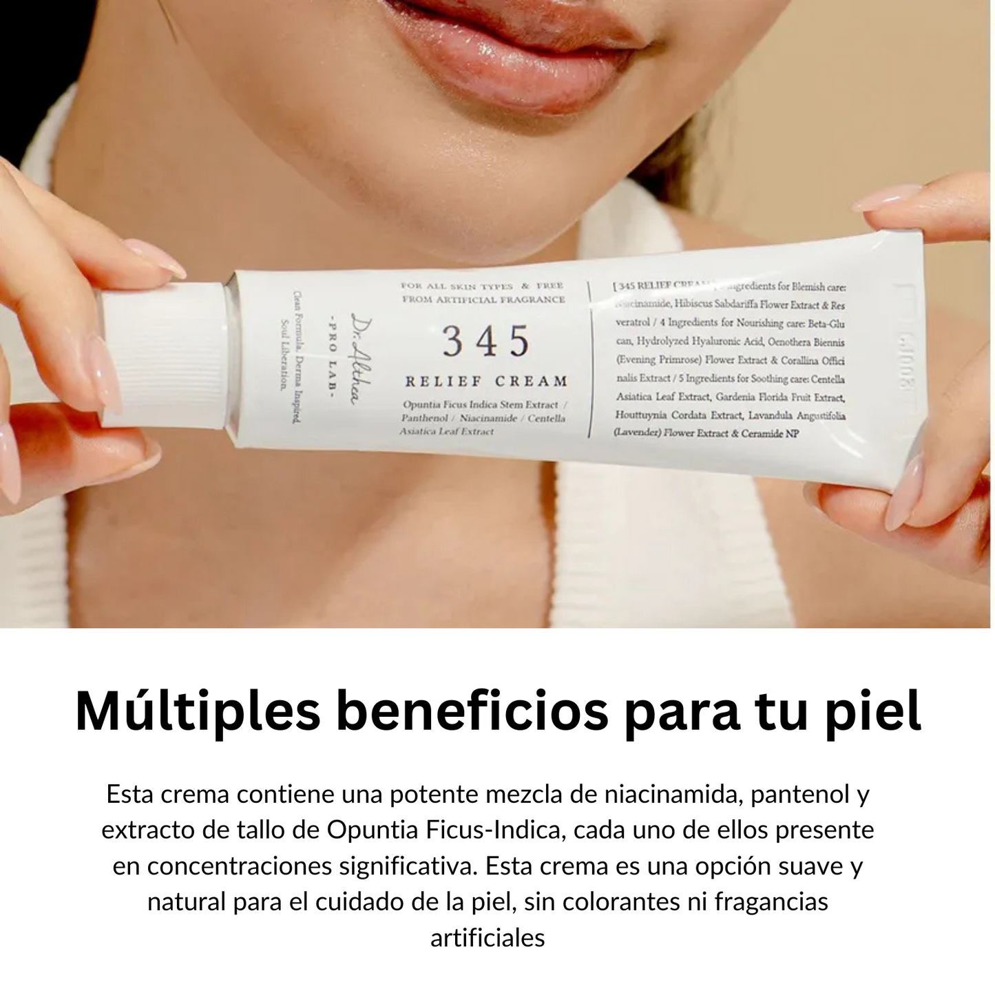 345 Relief Cream | Combate El Acne, Manchas E Imperfecciones.