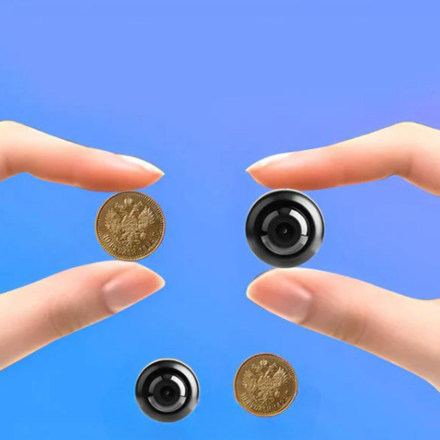 Mini Cámara de Seguridad Full HD 4K UltraVision™ | Con Micfrofono Incluido.