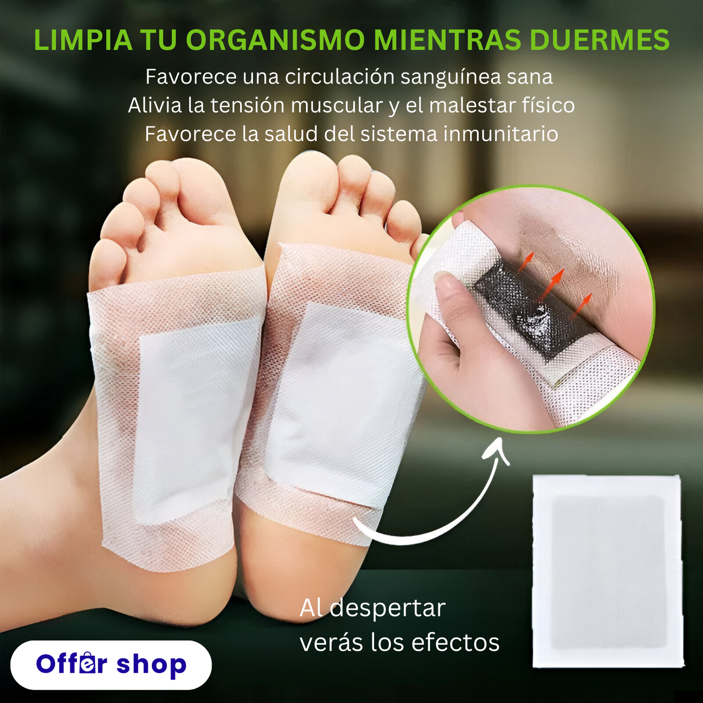 Parches Desintoxicantes KINOKI® | OFERTA 3X1 (30 unidades)