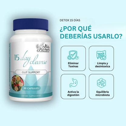 Detox 15 Días | Reduce La Hinchazon Y Elimina Toxinas.