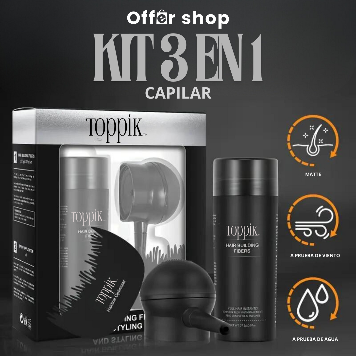 Toppik™ | Fibras Capilares De Keratina UNISEX