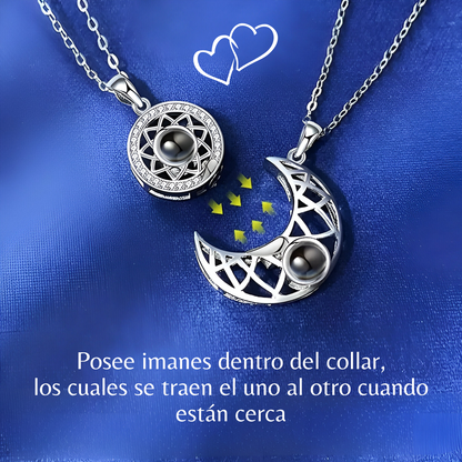 MOON & SUN LOVE | 2 COLLARES (SOL Y LUNA) PROMO PAREJA AMOR Y AMISTAD 💗