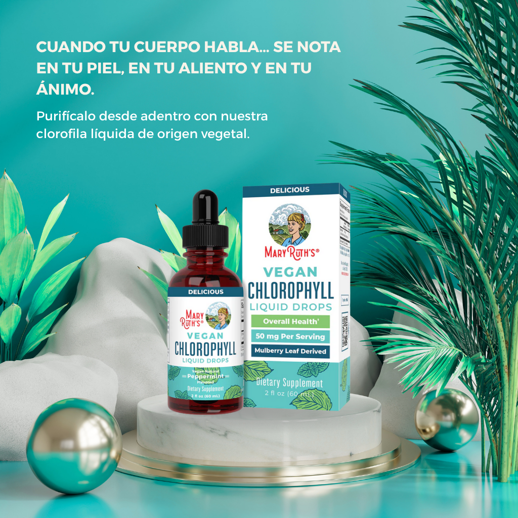 Mary Ruth Clorofila® | Gotas Naturales Para Detox Interno y Bienestar Visible