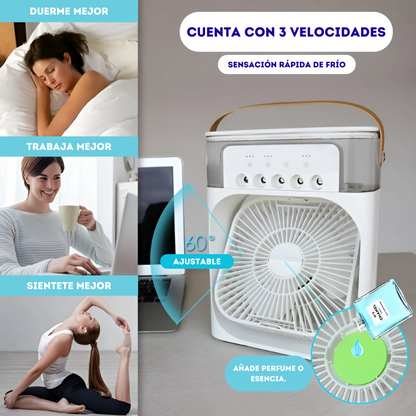 Ventilador Humidificador 4 en 1 | ColdFast