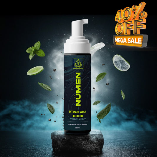 NÜMEN® | Fórmula Antibacterial Natural para una Higiene íntima Masculina