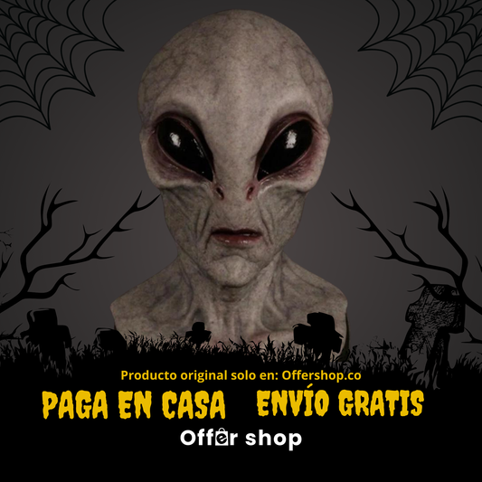 Alien | Mascara Alien En Latex Cabeza Completa