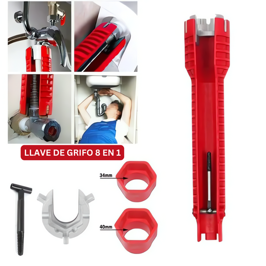 PowerFix 8X | Llave Multifuncional 8 En 1