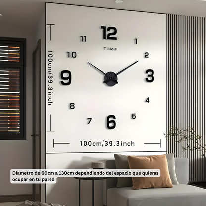 RELOJ DE PARED 3D DIY BRICOLAJE®