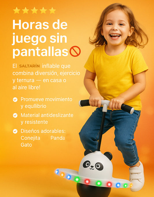 JumpieFriends™ | PogoBall Juguete Saltarín Infantil con Luces LED