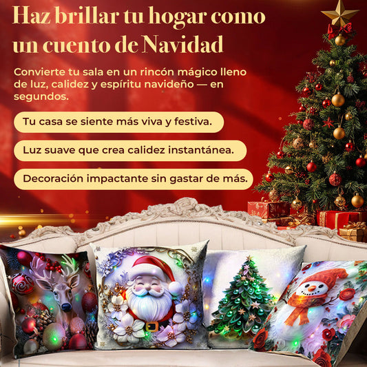 MerryGlow™ | Fundas Navideñas Premium con Luces LED