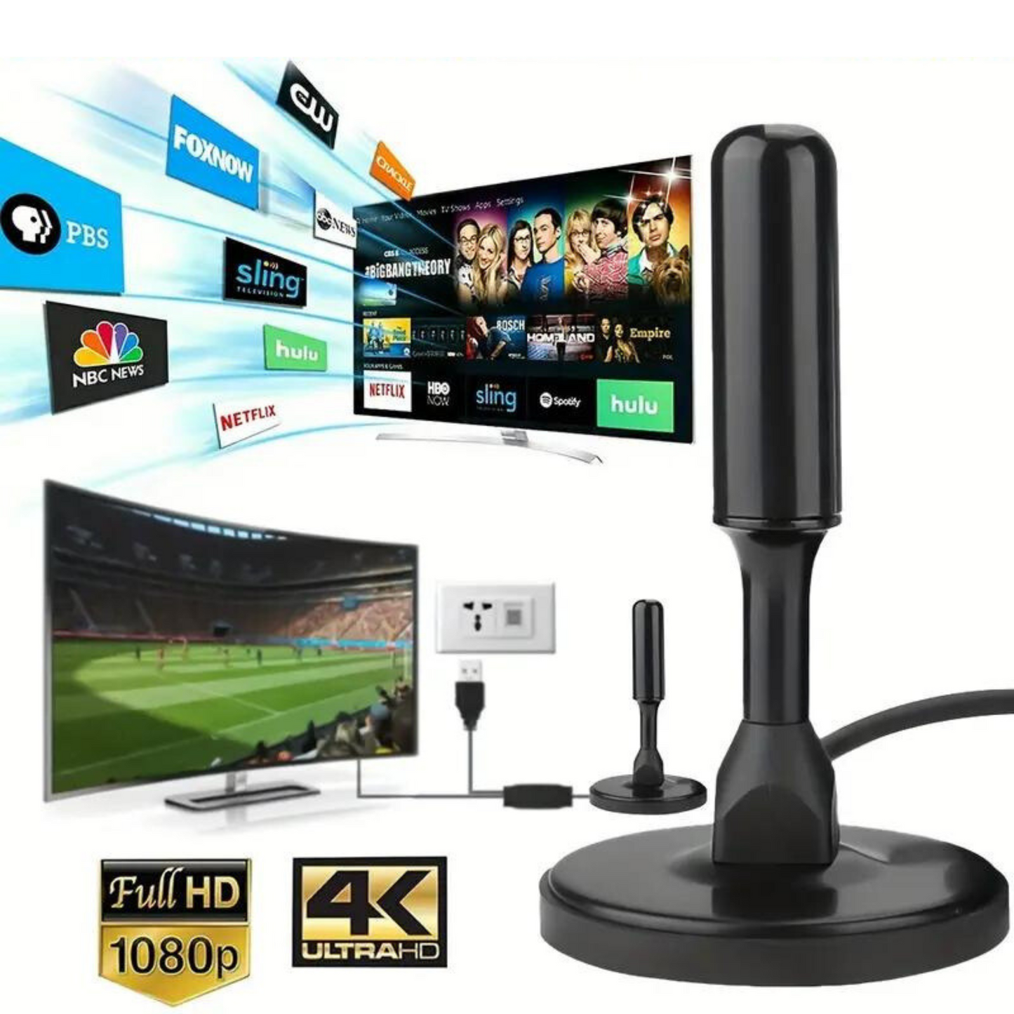 Plus Antenna™ | TV digital 4K