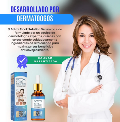 Botox Stock Solution™ |  Formula Patentada Que Reduce Arrugas Y  Lineas De Expresion.